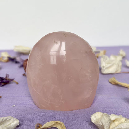 quartz rose en forme libre (de qualité AAA)