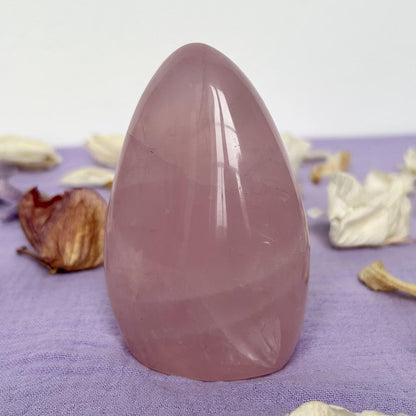 quartz rose en forme libre (de qualité AAA)