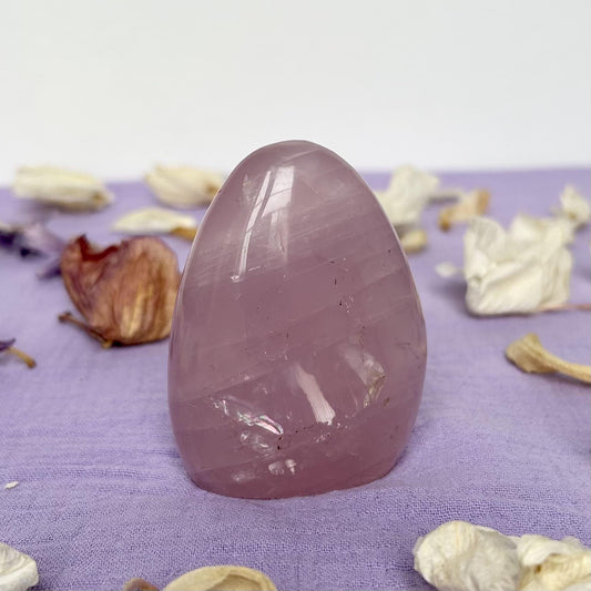 quartz rose en forme libre (de qualité AAA)